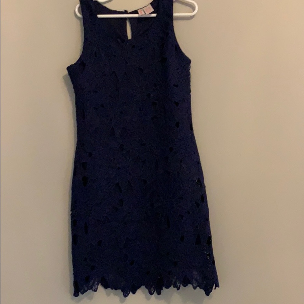 Girls blue dress size 8